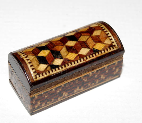 Tunbridge Ware Mini Chest - Image 5