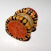 Tunbridgeware Pin Cushion and Waxer (Red applied base)