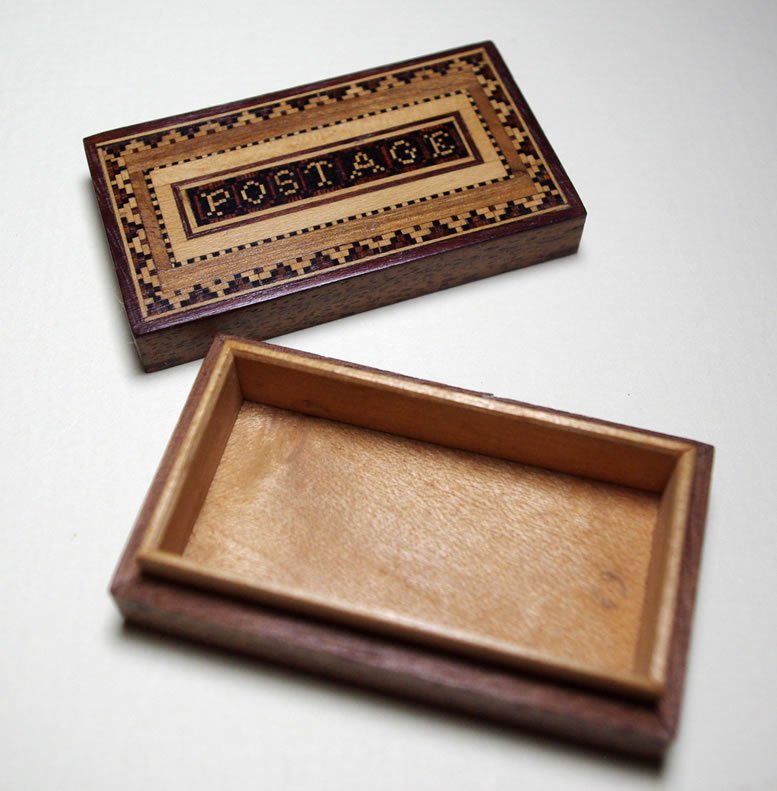 Tunbridgeware Postage Box - Image 7