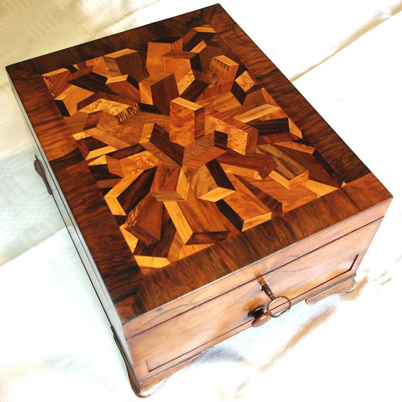 Tunbridgeware Dressing Case