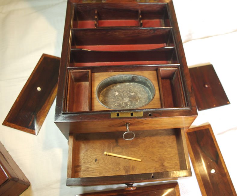 Tunbridgeware Dressing Case - Image 8