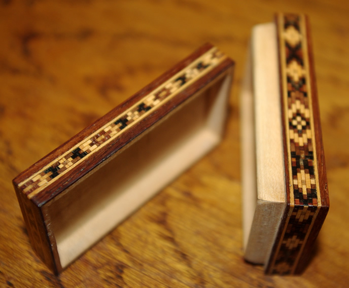 Tunbridgeware Stamp Box - Image 2