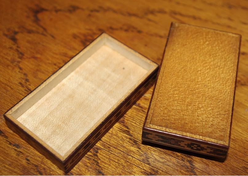 Tunbridgeware Stamp Box - Image 3