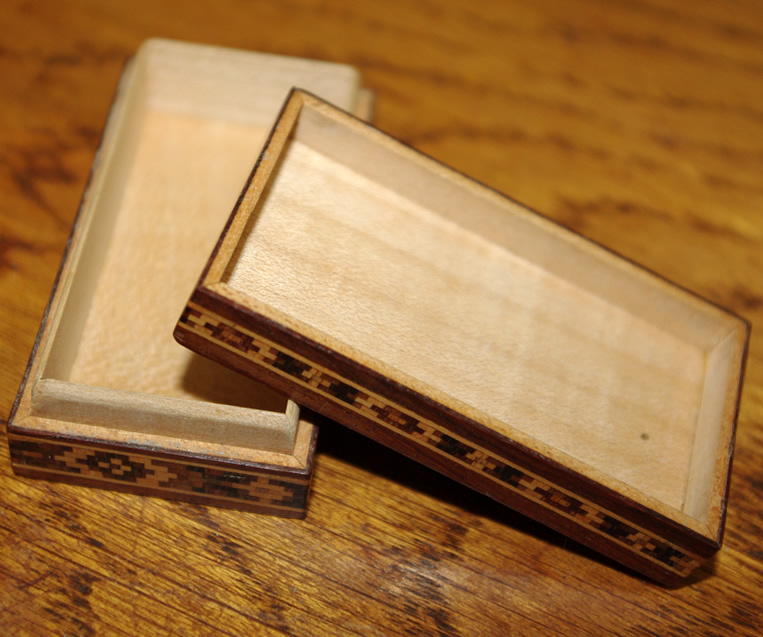 Tunbridgeware Stamp Box - Image 5