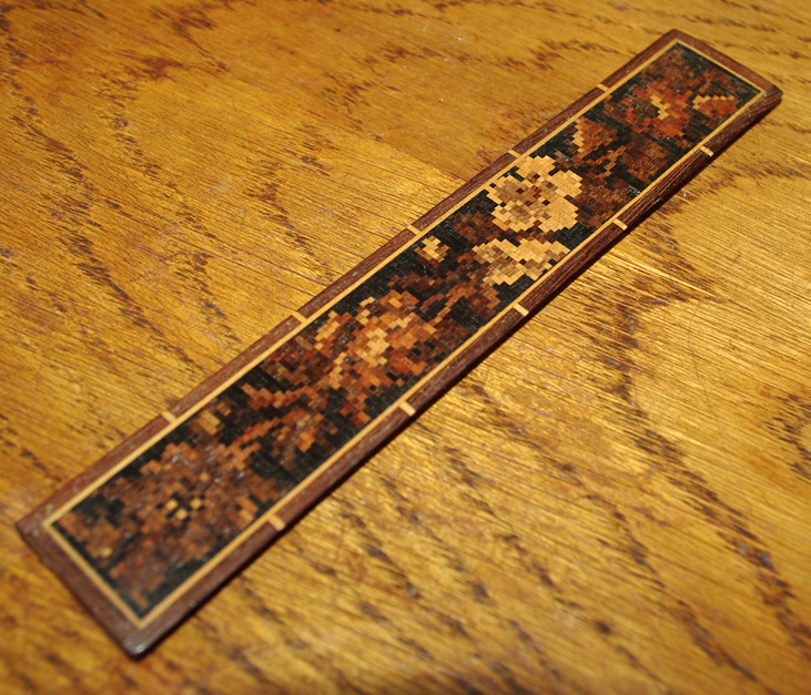 Tunbridge Ware Six Inch Ruler