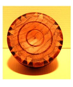 Alternative view of Tunbridgeware Circular Pin Cushion