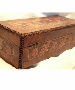 Tunbridgeware Quarter Bobbin Moulded Glove Box - Image 4