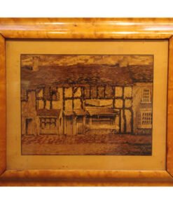 Alternative view of Tunbridgeware Panel Shakespeares Birthplace Stratford upon Avon