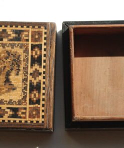 Alternative view of Tunbridgeware  Q Victoria Stamp Box