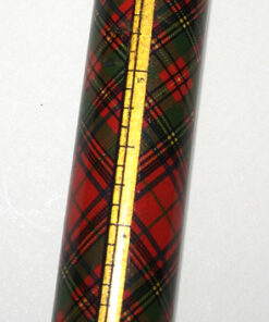 Tartanware Cylindrical Ruler. - Image 4