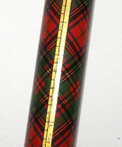 Tartanware Cylindrical Ruler. - Image 5