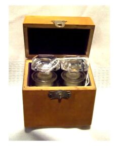 Pair of Boxed Scent Bottles