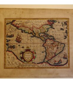 Gerard Mercator "Americae Descrip" 1607