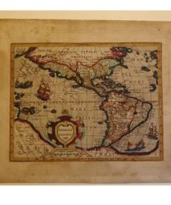 Gerard Mercator "Americae Descrip" 1607