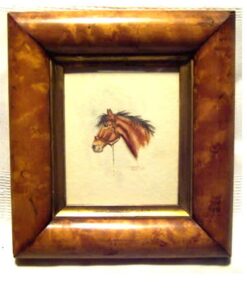 Watercolour of Horses Head