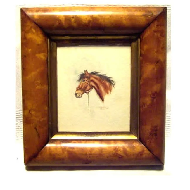 Watercolour of Horses Head
