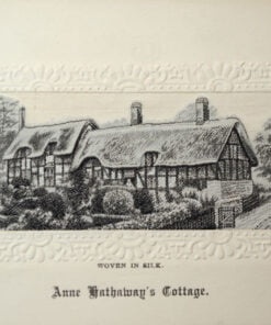 Stevens Silk Postcard Anne Hathaway's Cottage