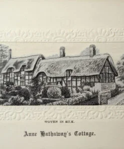 Stevens Silk Postcard Anne Hathaway's Cottage