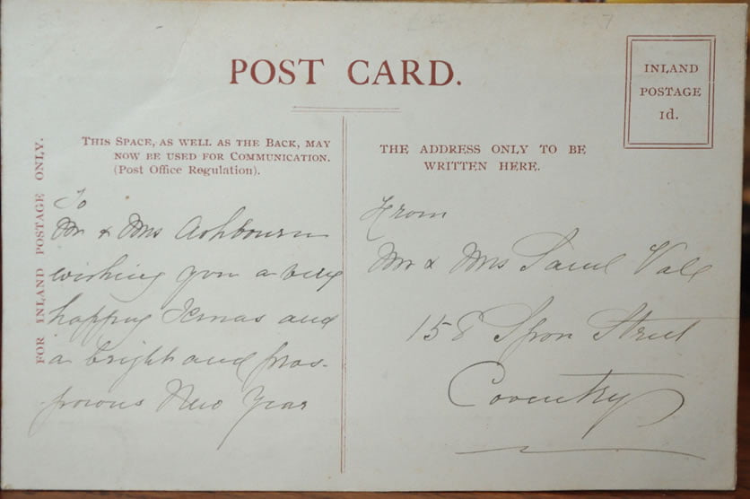 Silk Postcard by Stevens Coventry (Old & New) (6) - Image 3
