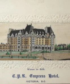 Stevens Postcard CPR Empress Hotel, Victoria BC