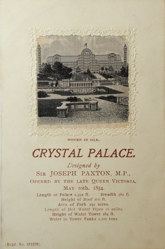 Crystal Palace (Exterior, Black & White Panel)