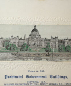 Steven's Postcard Provincial Government Buildings, Victoria BC Plimley version.
