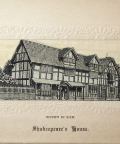 Stevens Silk Postcard Shakespeare's House
