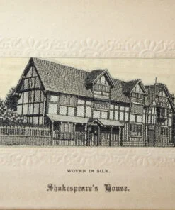 Stevens Silk Postcard Shakespeare's House
