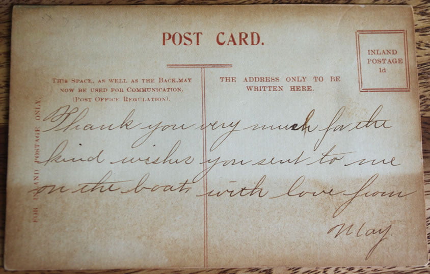 Stevens Silk Postcard Shakespeare's House - Image 3