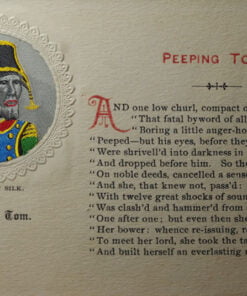 Stevengraph "Peeping Tom" Used Postcard sc368