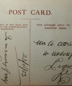 Stevengraph "Peeping Tom" Used Postcard sc368 - Image 3