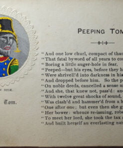 Stevengraph "Peeping Tom" Unused Postcard sc368
